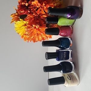 Set of 7, Mixed Nail Polish.
